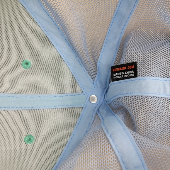 Team Semper Fi Men's Snapback Trucker Hat Cap Green Grey Blue PUKKA Custom - Picture 8 of 8